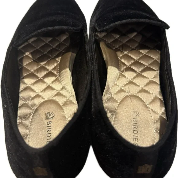 Birdies Black Velvet Flats - Picture 4 of 5